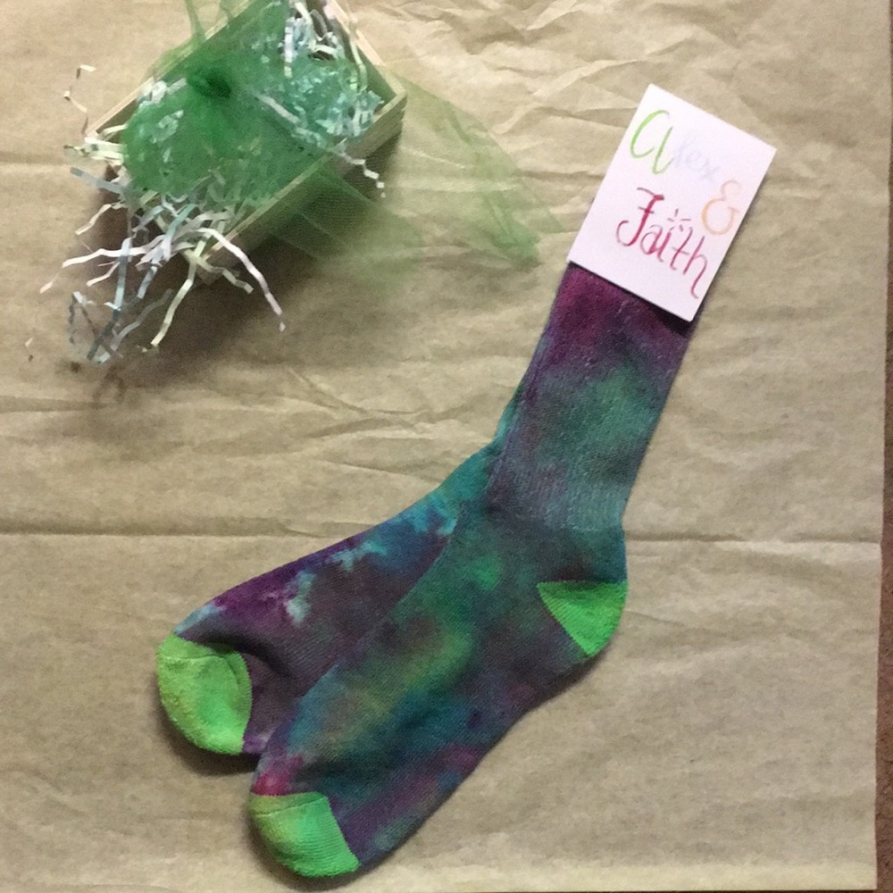 Alex & Faith Tie Dye Socks